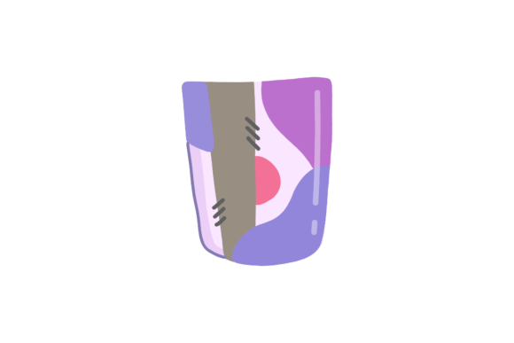 Abstract Decorative Pot