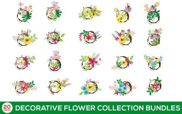 Beautiful Decorative Flower Bundle