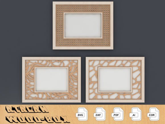 Decorative Frame Set - Rattan Cane Frame: A Comprehensive Guide to Versatile Laser Cutting Designs