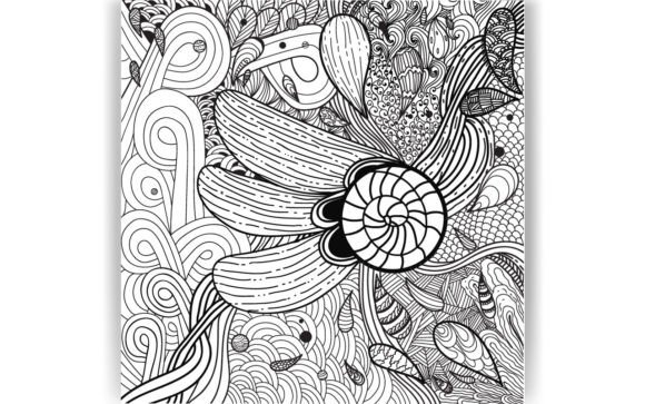 Decorative Pattern Coloring Page Book