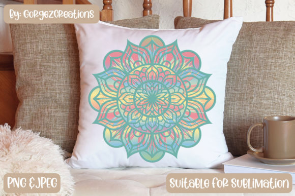 Decorative Teal Mandala, Sublimation: A Comprehensive Guide to Digital Art for Print-on-Demand