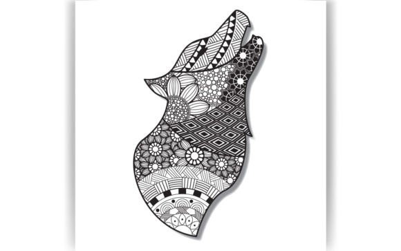 Decorative Wolf Coloring Page Book KID: Strategic Asset for Creative Operations