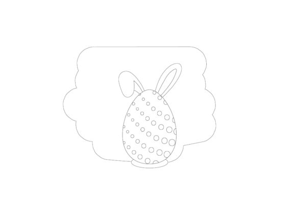 Easter Egg Decorative Coloring Page