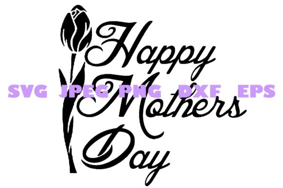 Elegant Decorative Mothers Day DXF 17