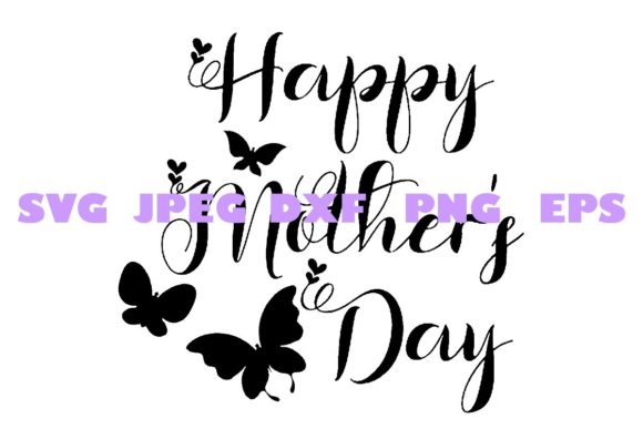 Elegant Decorative Mothers Day DXF 4