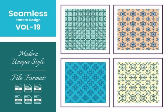 Islamic Decorative Pattern VOL- 19: A Comprehensive Guide to Seamless Vector Design for Modern Applications
