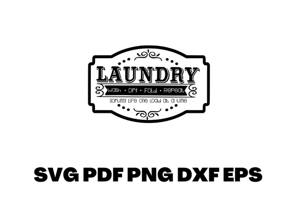 LAUNDRY DECORATIVE FRAME