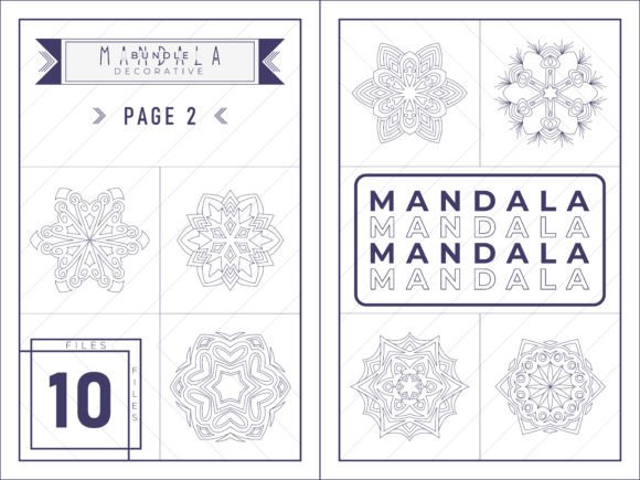 Mandala Coloring Decorative Bundle - 2