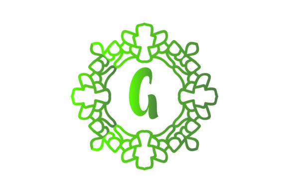 Monogram Decorative Vector Illustration